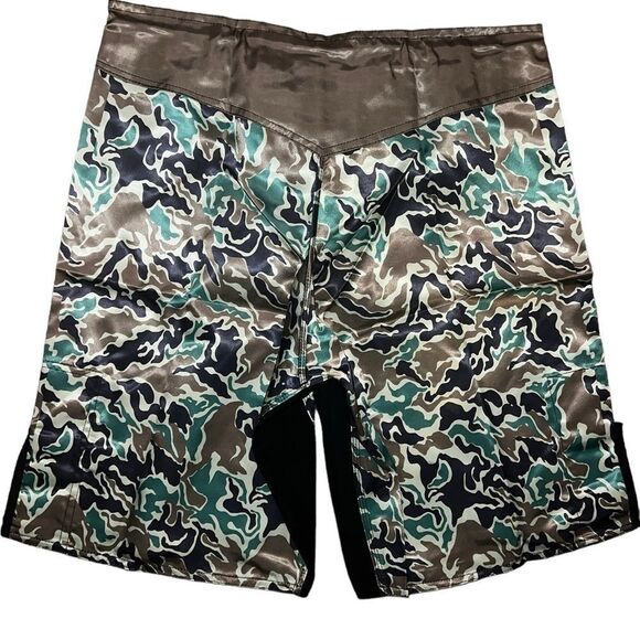 Men's Shorts  MMA Fight Kick Boxing Shorts UFC Cage Fighting Thai Boxing Sz 2XL - Picture 5 of 15